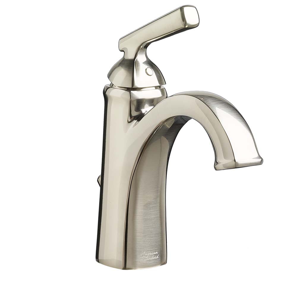 Edgemere Single Hole Single Handle Bathroom Faucet 12 gpm 45 L min With Lever Handle   BRUSHED NICKEL